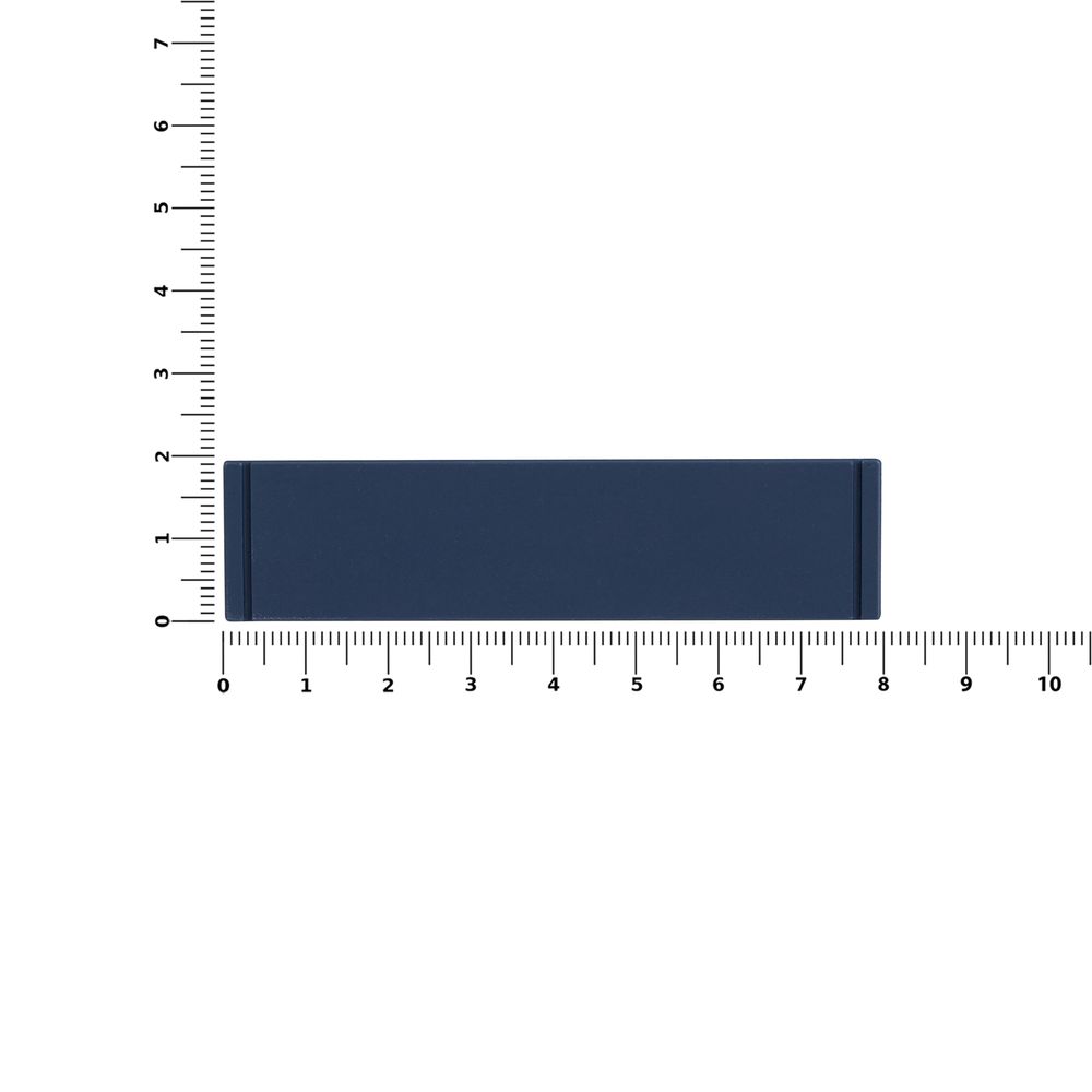 Лейбл из ПВХ Dzeta, S, темно-синий
