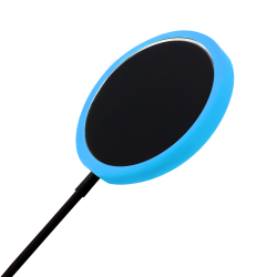 Беспроводное магнитное зарядное устройство Fomax 15W To Go, черный/голубой