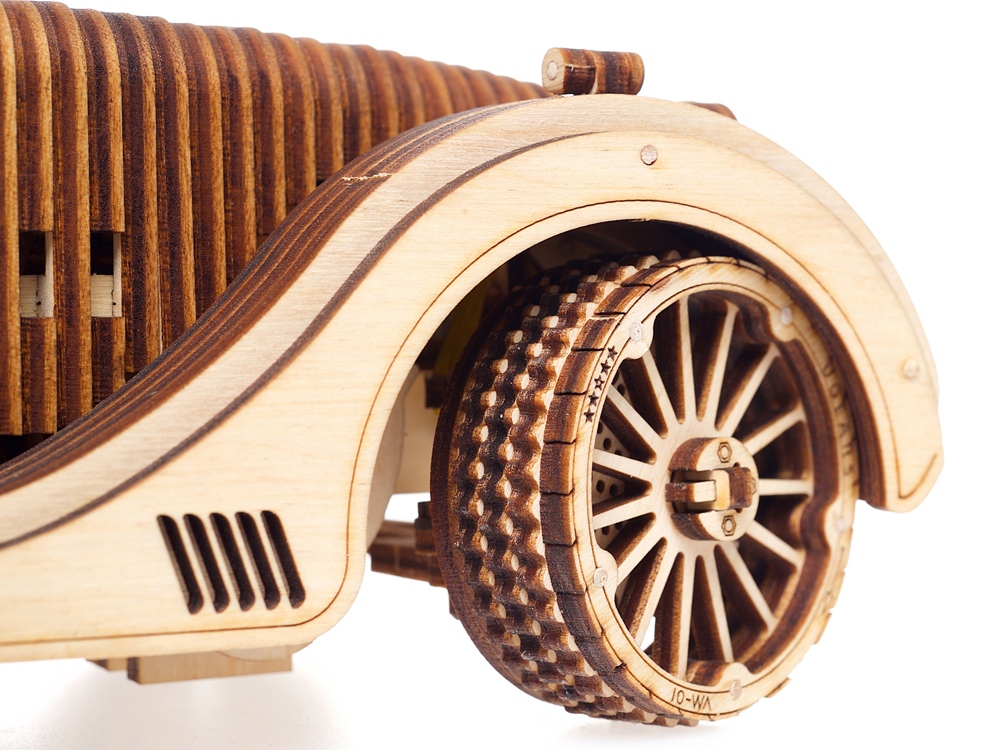 3D-ПАЗЛ UGEARS Родстер VM-01