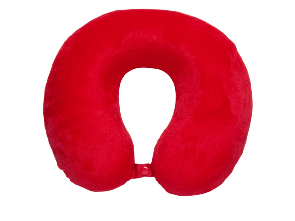 Подушка Basic из микрофибры с эффектом памяти U-shape, красный NEW