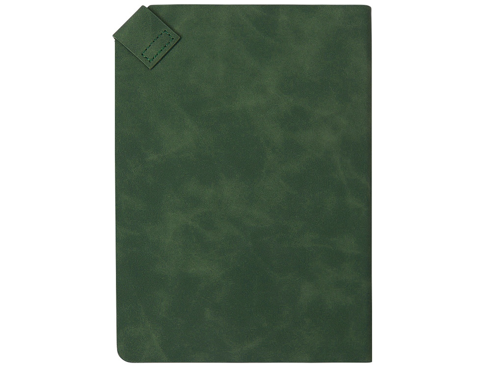 Блокнот А5 в гибкой обложке Chaplin, зеленый