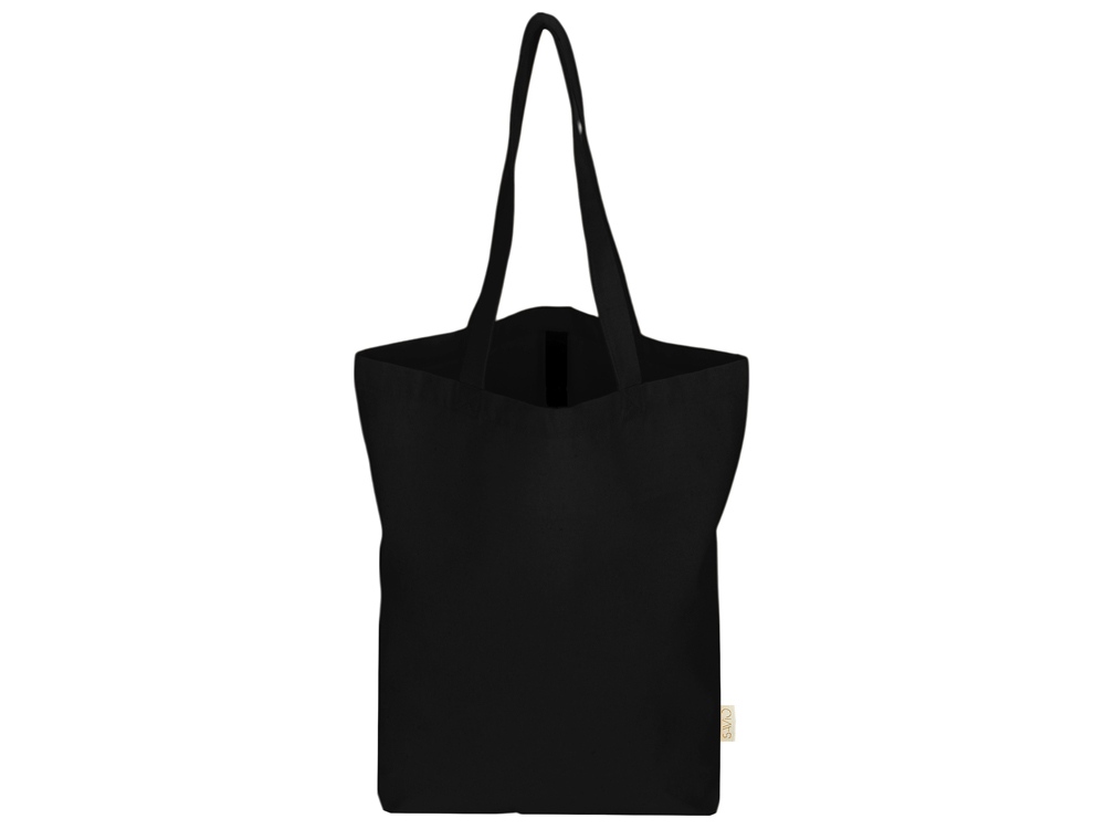 Сумка Fixy из переработанного хлопка с фиксирующей эластичной лентой, черный