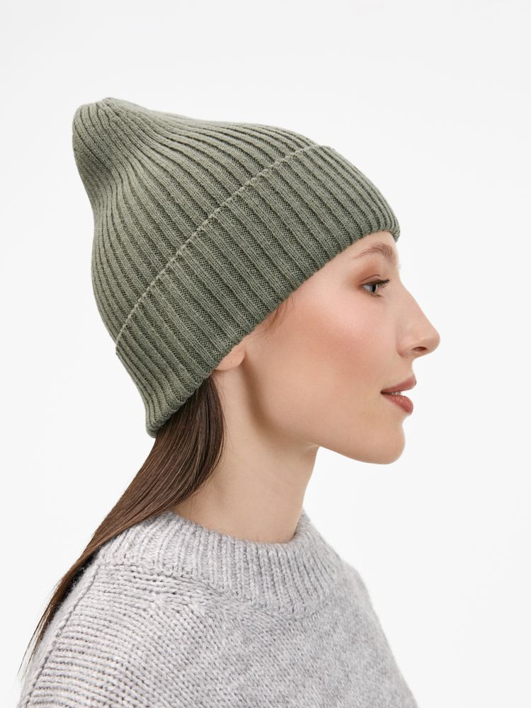 Шапка Catch Match без помпона, зеленая (полынь) Шапка Catch Match без помпона, зеленая (полынь)