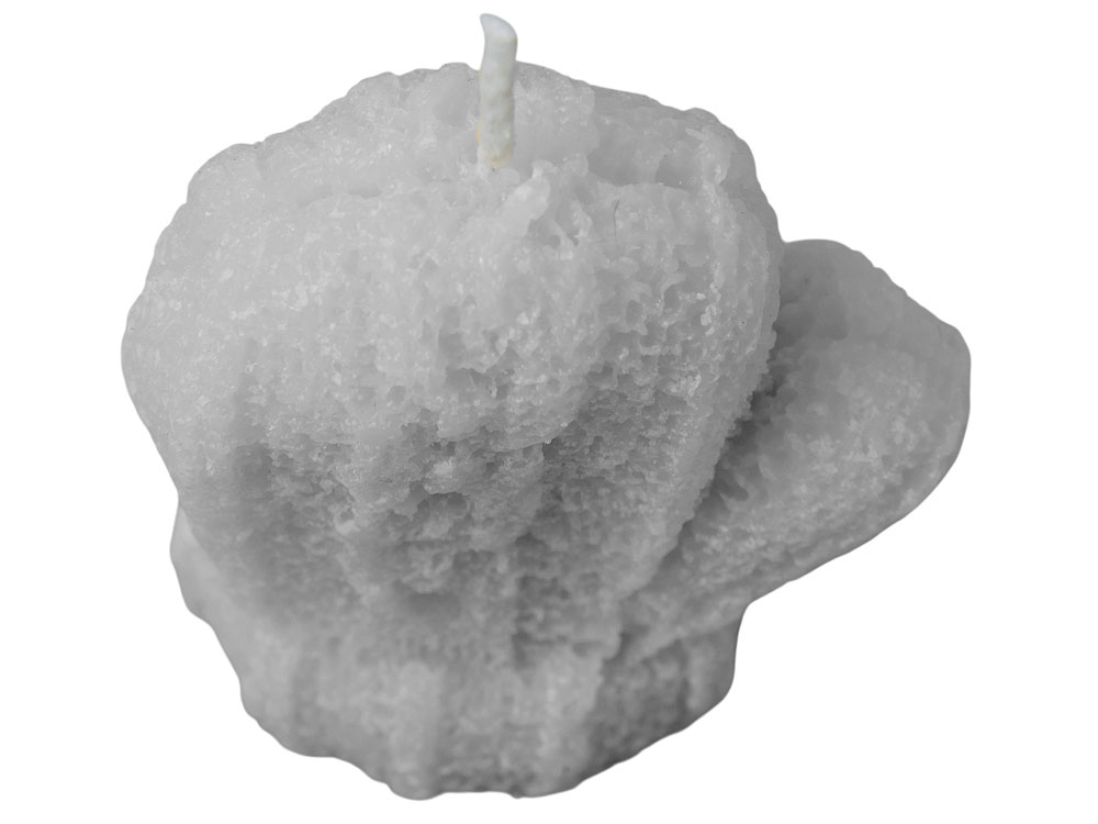 Свеча Рукавичка, серый