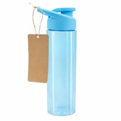 Пластиковая бутылка Ronny To Go с биркой, голубая