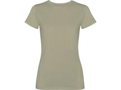 Футболка Fiyi женская, светлый хаки выстиранный Футболка Fiyi женская, светлый хаки выстиранный