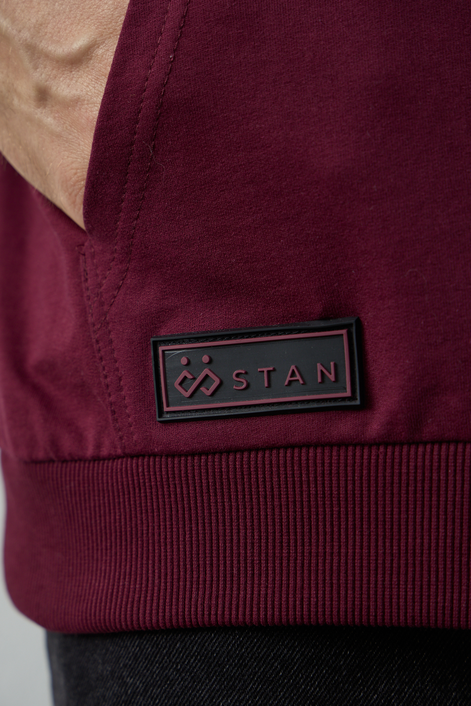 Толстовка STAN Oversize Zip с капюшоном футер без начёса 240, 99