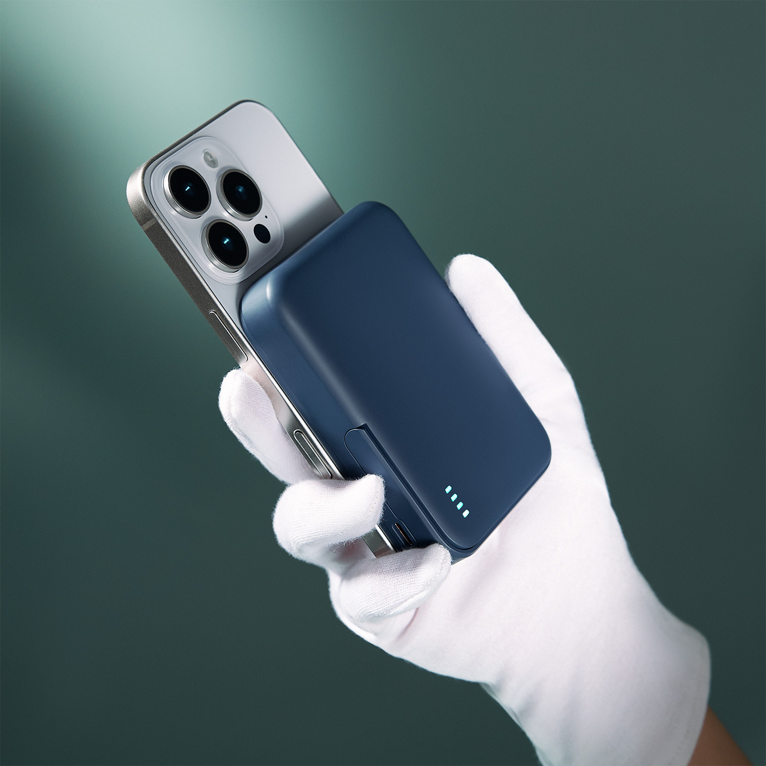 Внешний аккумулятор Юнион PD (Union PD) 10000mAh с функцией беспроводной зарядки 15W, синий Внешний аккумулятор Юнион PD (Union PD) 10000mAh с функцией беспроводной зарядки 15W, синий