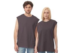 Майка оверсайз Berlin, унисекс, темно-серый