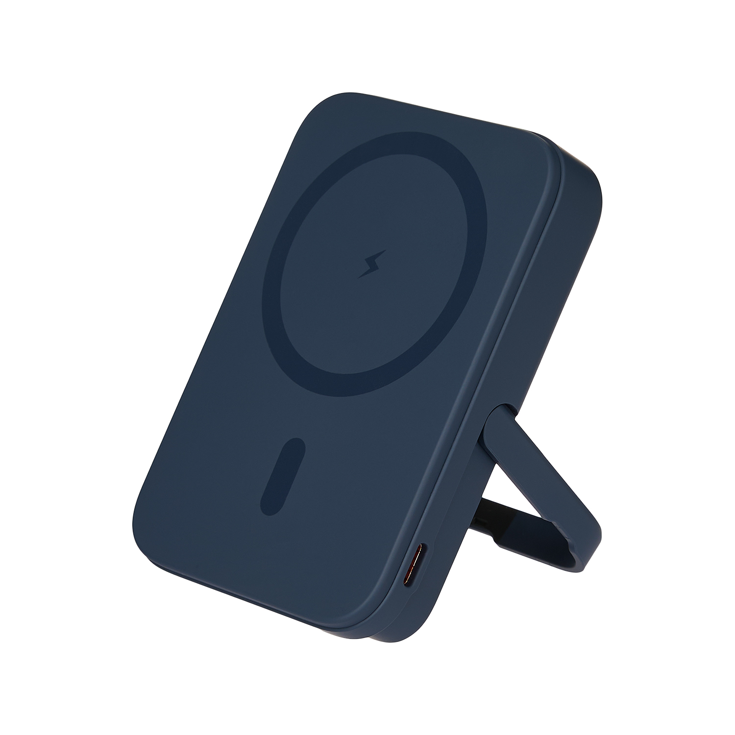 Внешний аккумулятор Юнион PD (Union PD) 10000mAh с функцией беспроводной зарядки 15W, синий Внешний аккумулятор Юнион PD (Union PD) 10000mAh с функцией беспроводной зарядки 15W, синий