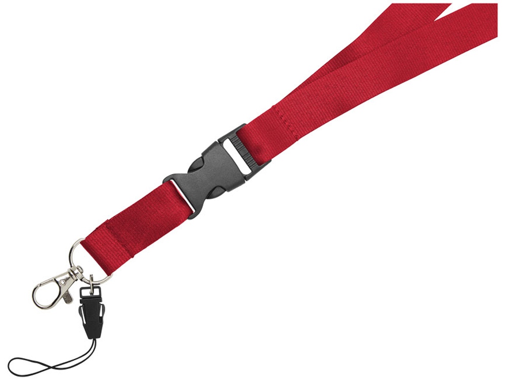 Шнурок Sagan с отстегивающейся пряжкой, держатель для телефона, красный