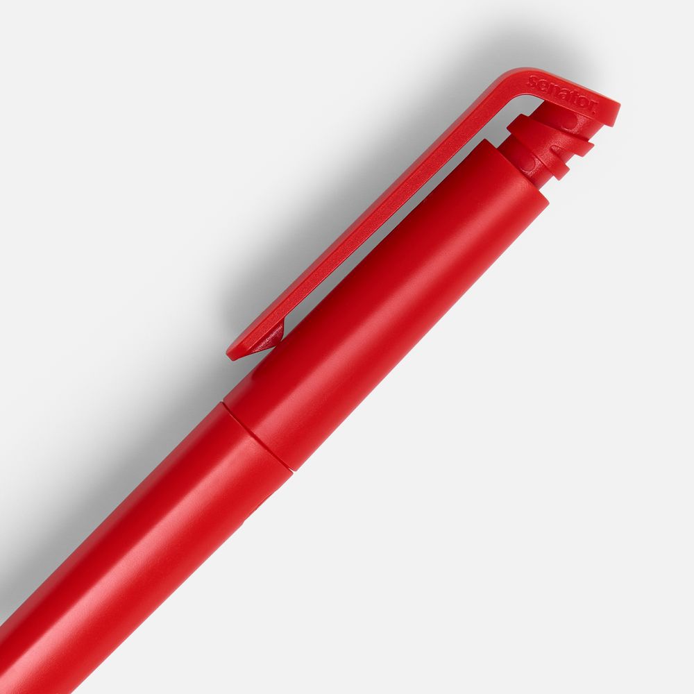 Ручка шариковая Senator Kantaro, матовая, красная