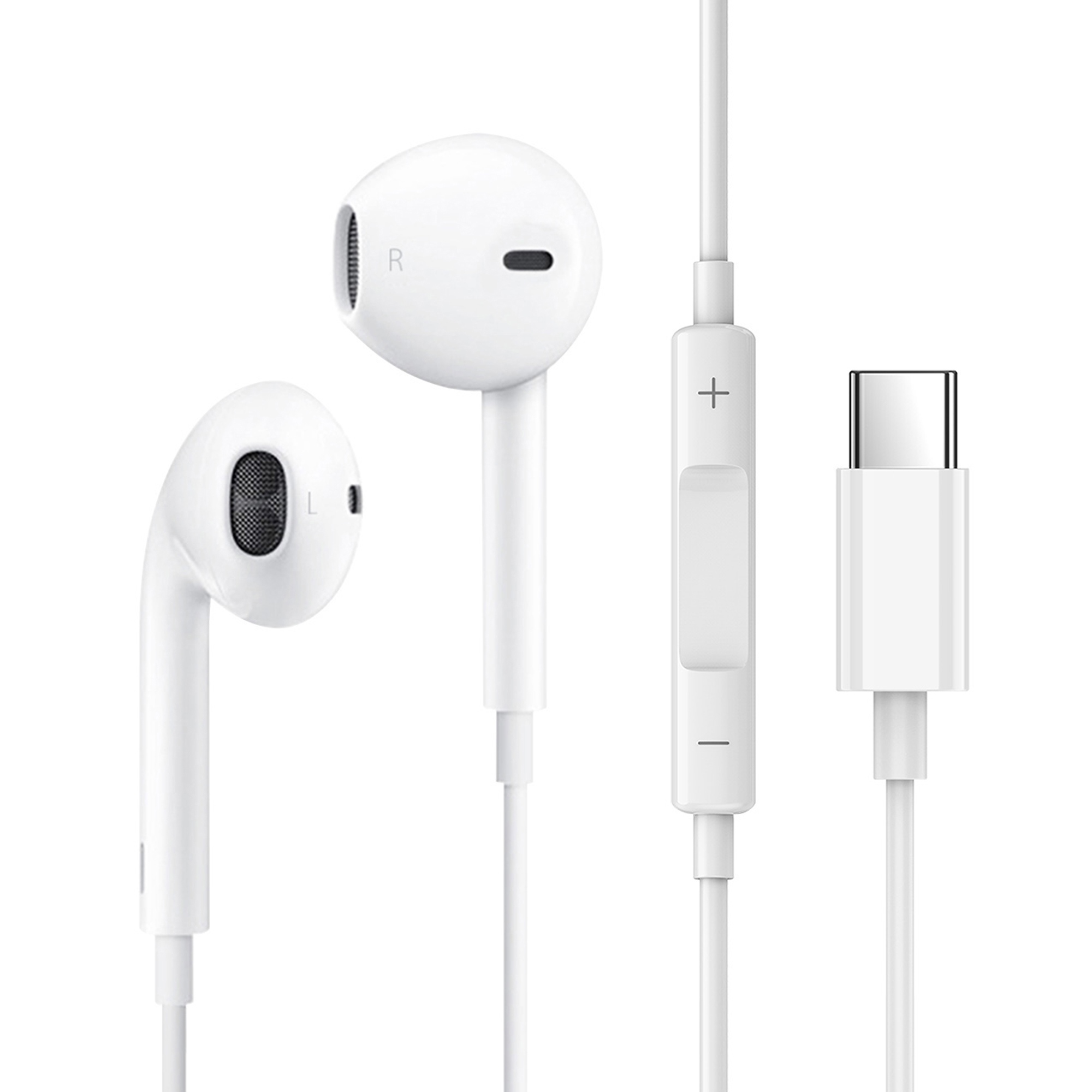 Стереогарнитура Stereo Air Type-C, белый, Deppa