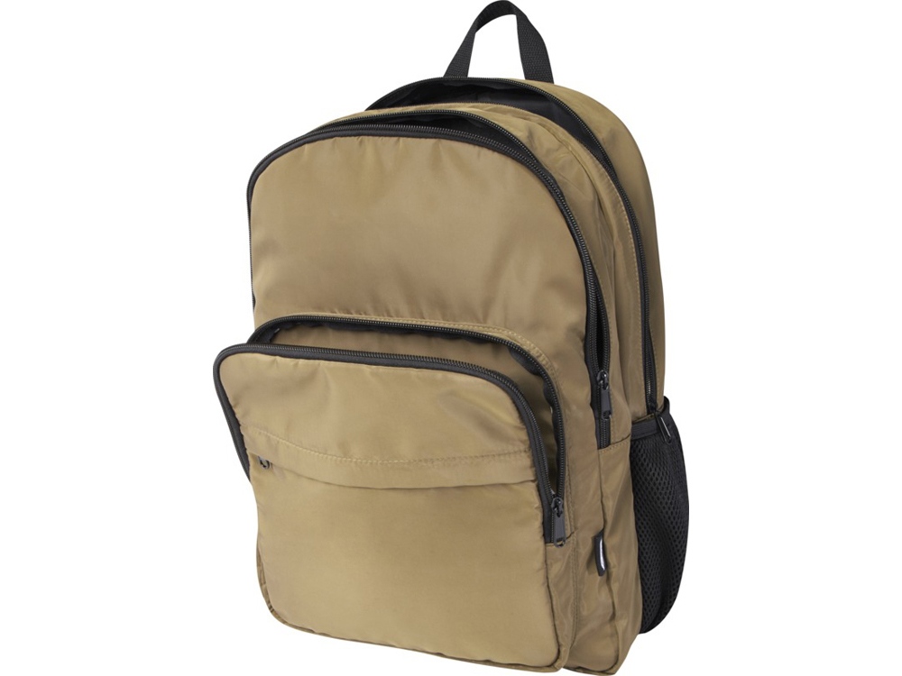 Рюкзак для ноутбука Trend Plus 15GRS из переработанного материала объемом 20 литров, зеленый лесной