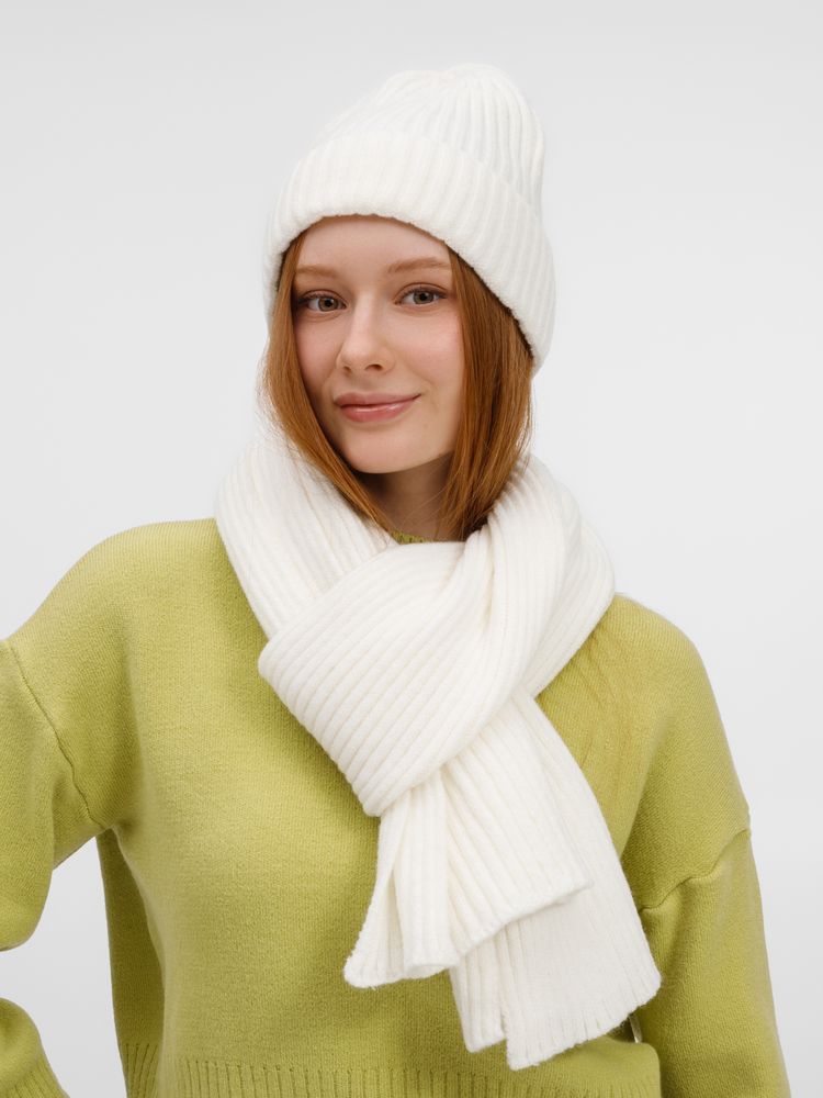 Шарф Laconi, молочно-белый