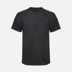 Футболка спортивная унисекс Vortex, черная