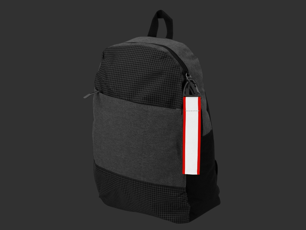 Светоотражающий брелок Reflector, серебристый/красный