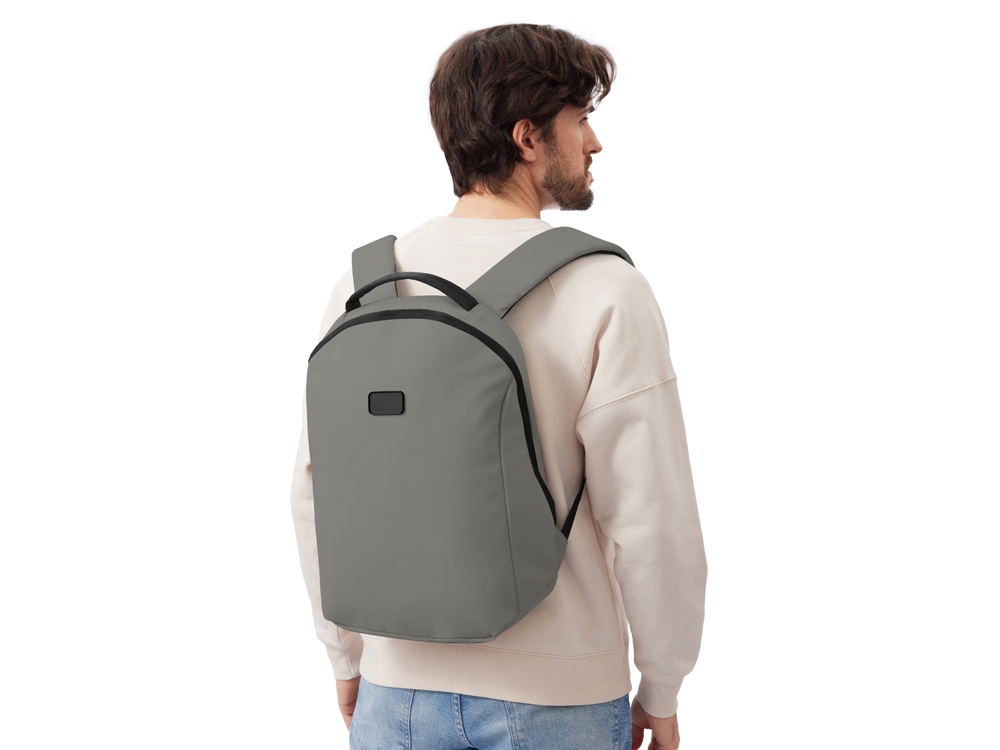 Рюкзак Sofit для ноутбука из экокожи, серый Рюкзак Sofit для ноутбука из экокожи, серый