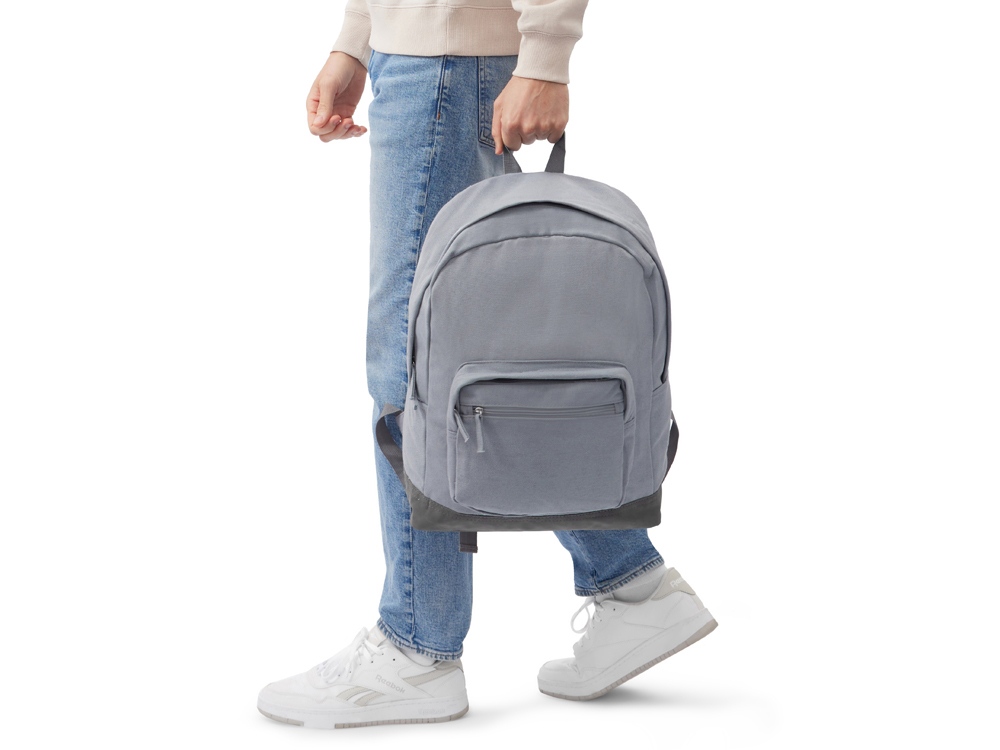 Рюкзак Shammy с эко-замшей для ноутбука 15, серый