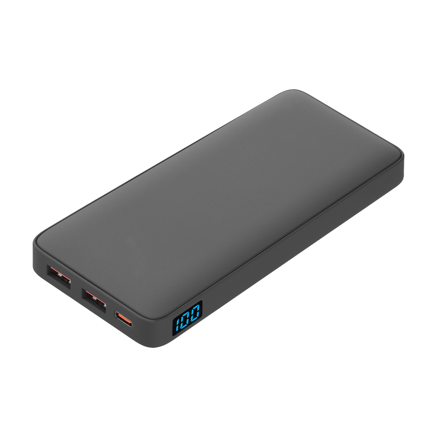 Внешний аккумулятор с подсветкой Анкор Плюс PD (Ancor PD Plus) 10000 mAh, серый Внешний аккумулятор с подсветкой Анкор Плюс PD (Ancor PD Plus) 10000 mAh, серый