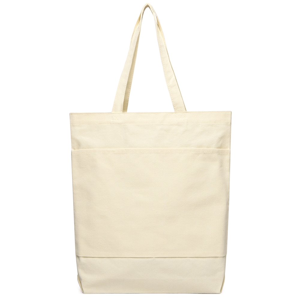 Сумка для покупок JETTA с карманами 325 г/м², натуральная