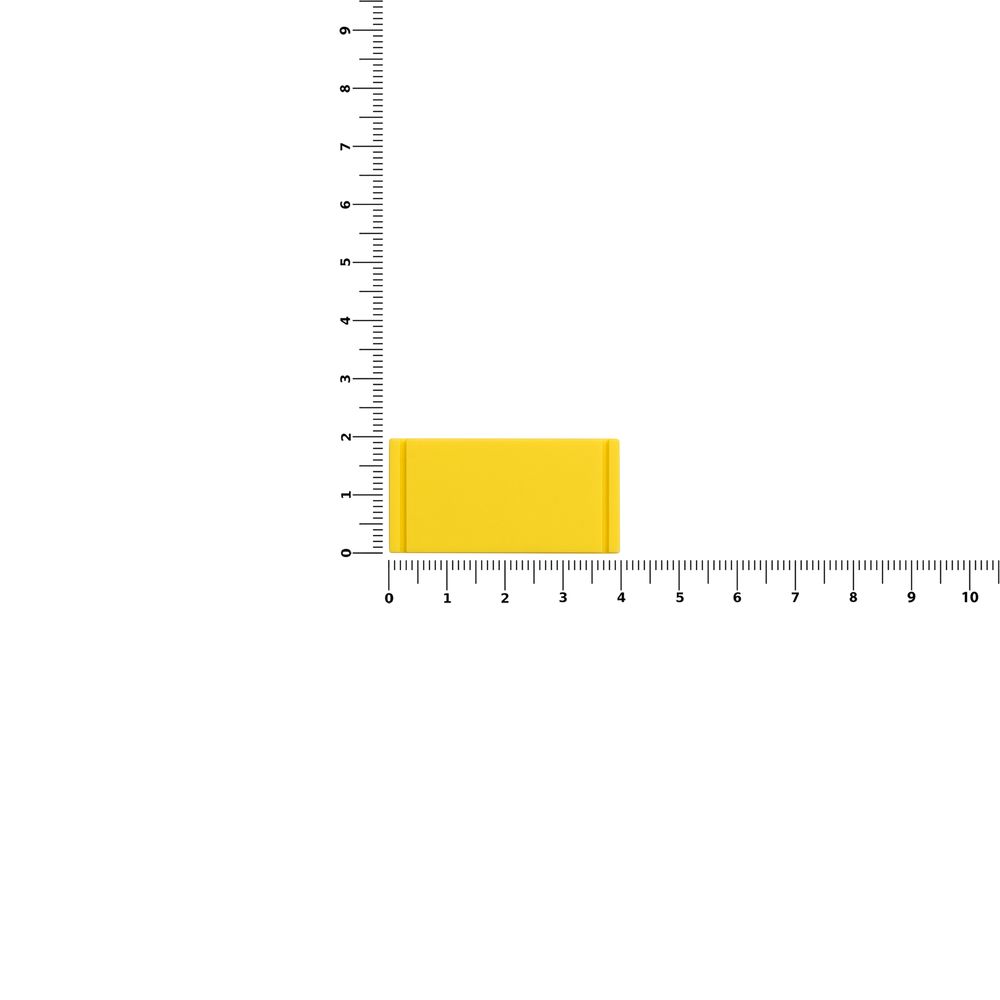 Лейбл из ПВХ Dzeta, XS, желтый Лейбл из ПВХ Dzeta, XS, желтый
