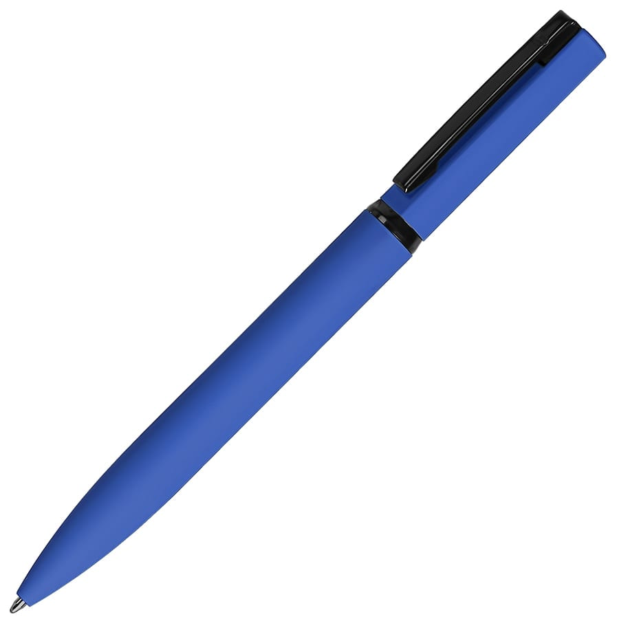 Набор подарочный SOFT-STYLE: бизнес-блокнот, ручка, кружка, коробка, стружка, синий