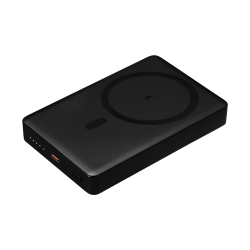 Внешний аккумулятор Atlantis PD Plus 10000mAh с функцией беспроводной зарядки 15W, черный