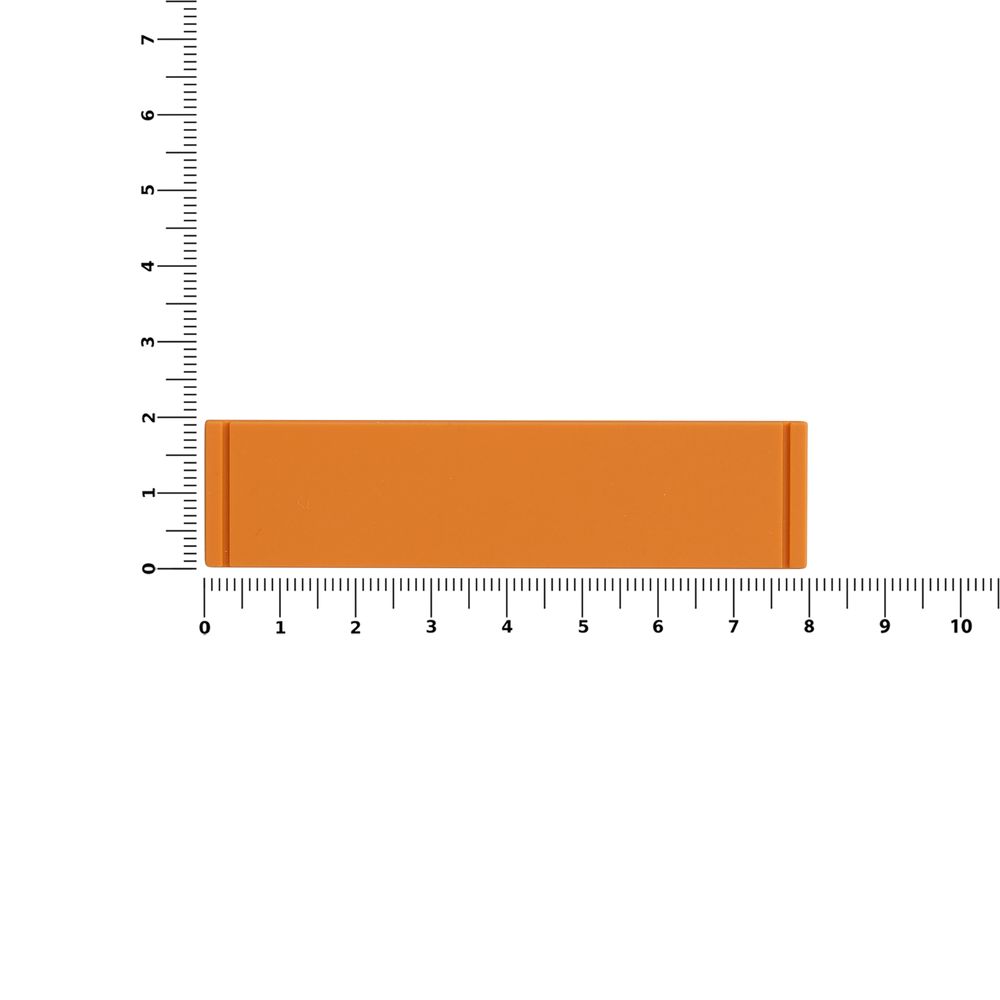 Лейбл из ПВХ Dzeta, S, оранжевый Лейбл из ПВХ Dzeta, S, оранжевый