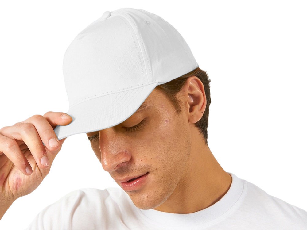 Бейсболка Memphis 5-ти панельная 165 гр, белый