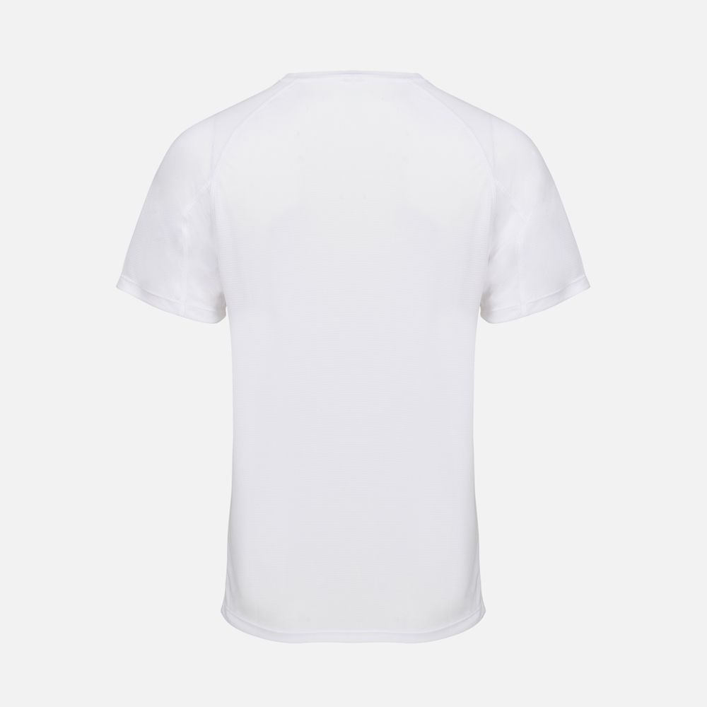 Футболка спортивная унисекс Vortex, белая Футболка спортивная унисекс Vortex, белая