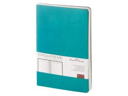 Ежедневник А5 недатированный Megapolis Flex, морская волна