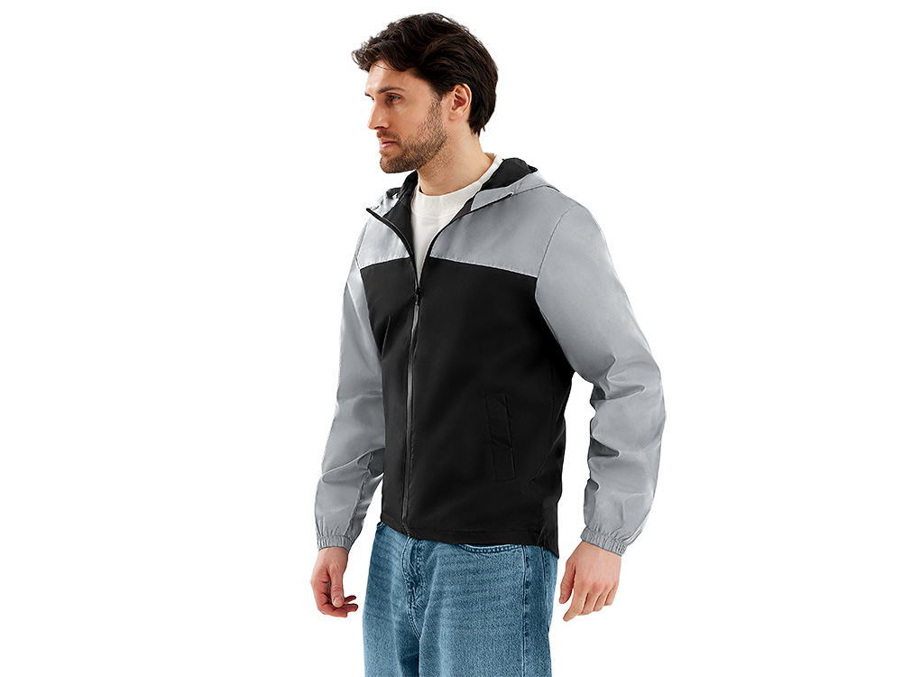 Ветровка светоотражающая Рефлектор гибрид, светоотражающий/черный