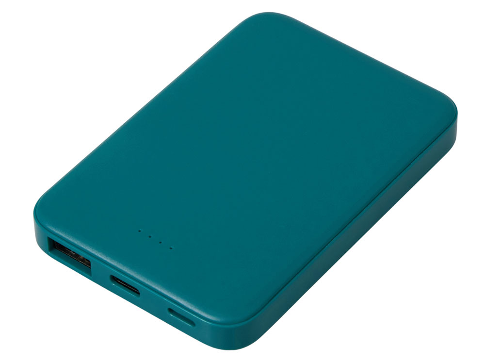 Внешний аккумулятор Simp, 5000 мАч, зеленый