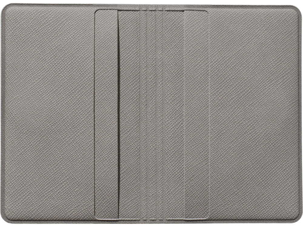 Футляр-книжка на 4-е карты с RFID Favor, серый