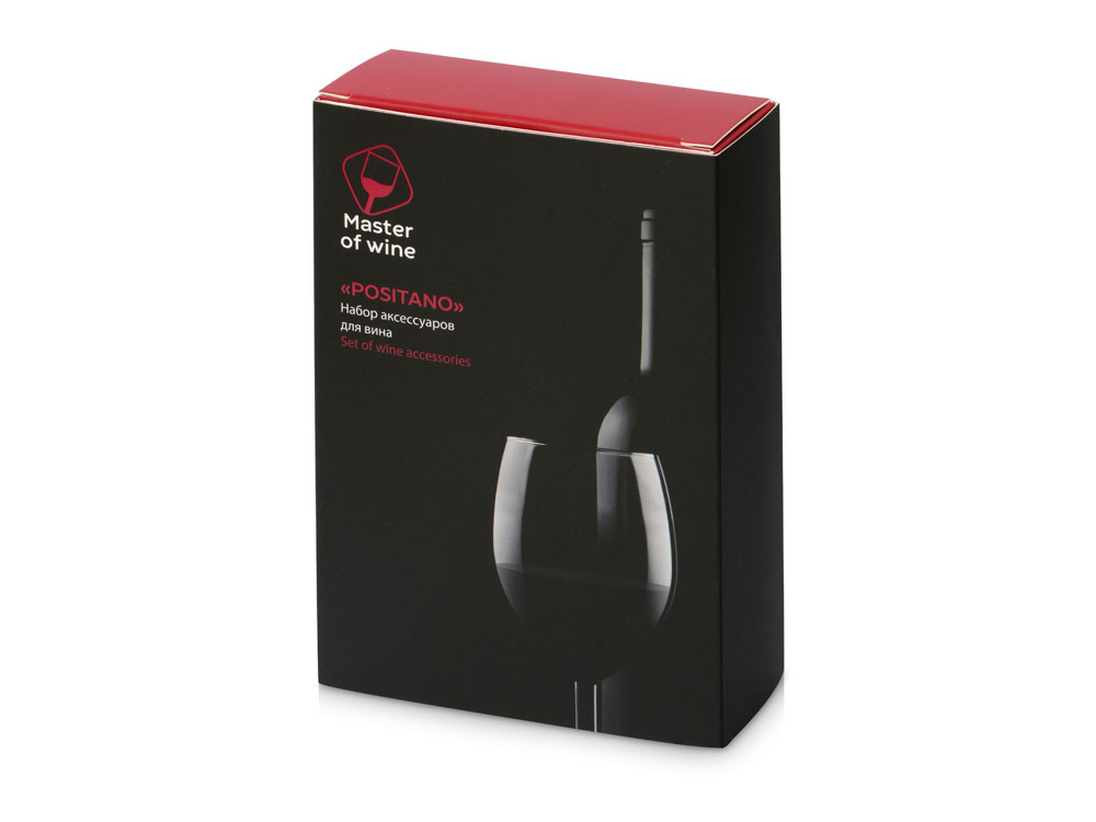 Набор акссесуаров Positano для вина с вакуумной пробкой