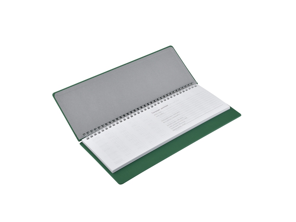 Планинг датированный Velvet 2022, зеленый