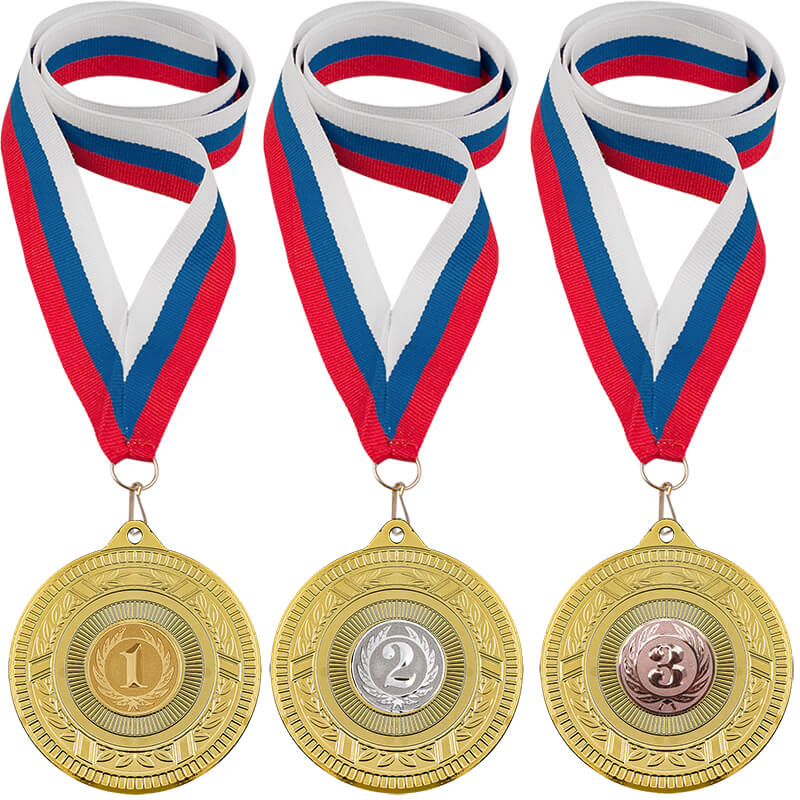 Комплект медалей 1,2,3 место