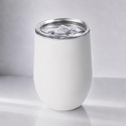 Термокружка Sense Gum, soft-touch, непротекаемая крышка, 370мл, белый