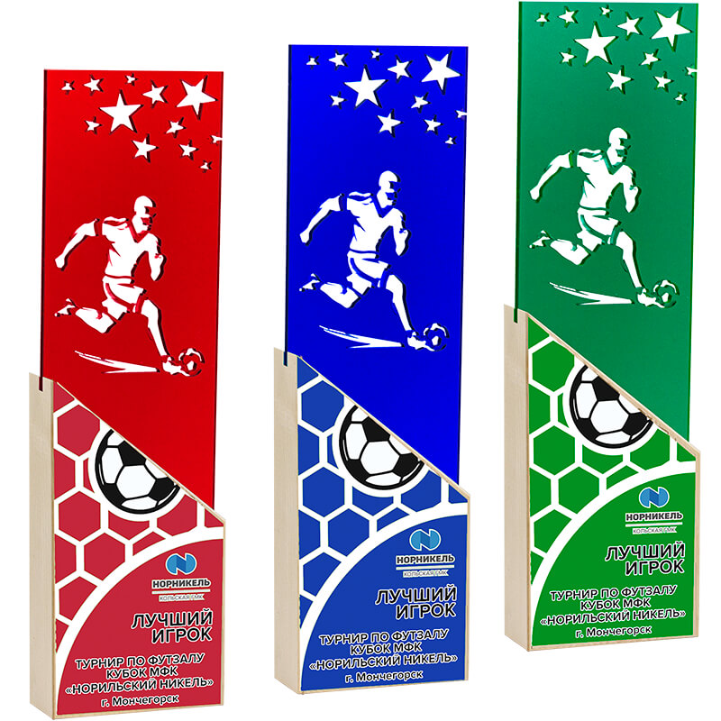 Акриловая награда с УФ печатью