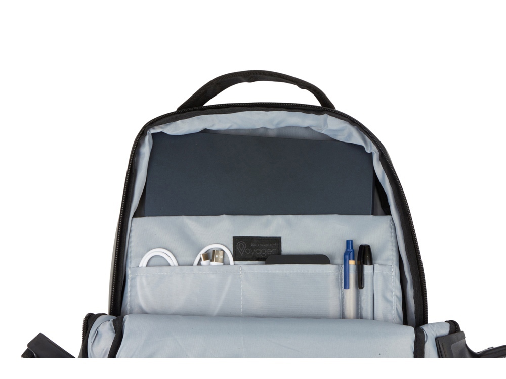 Рюкзак Sofit для ноутбука из экокожи, серый Рюкзак Sofit для ноутбука из экокожи, серый