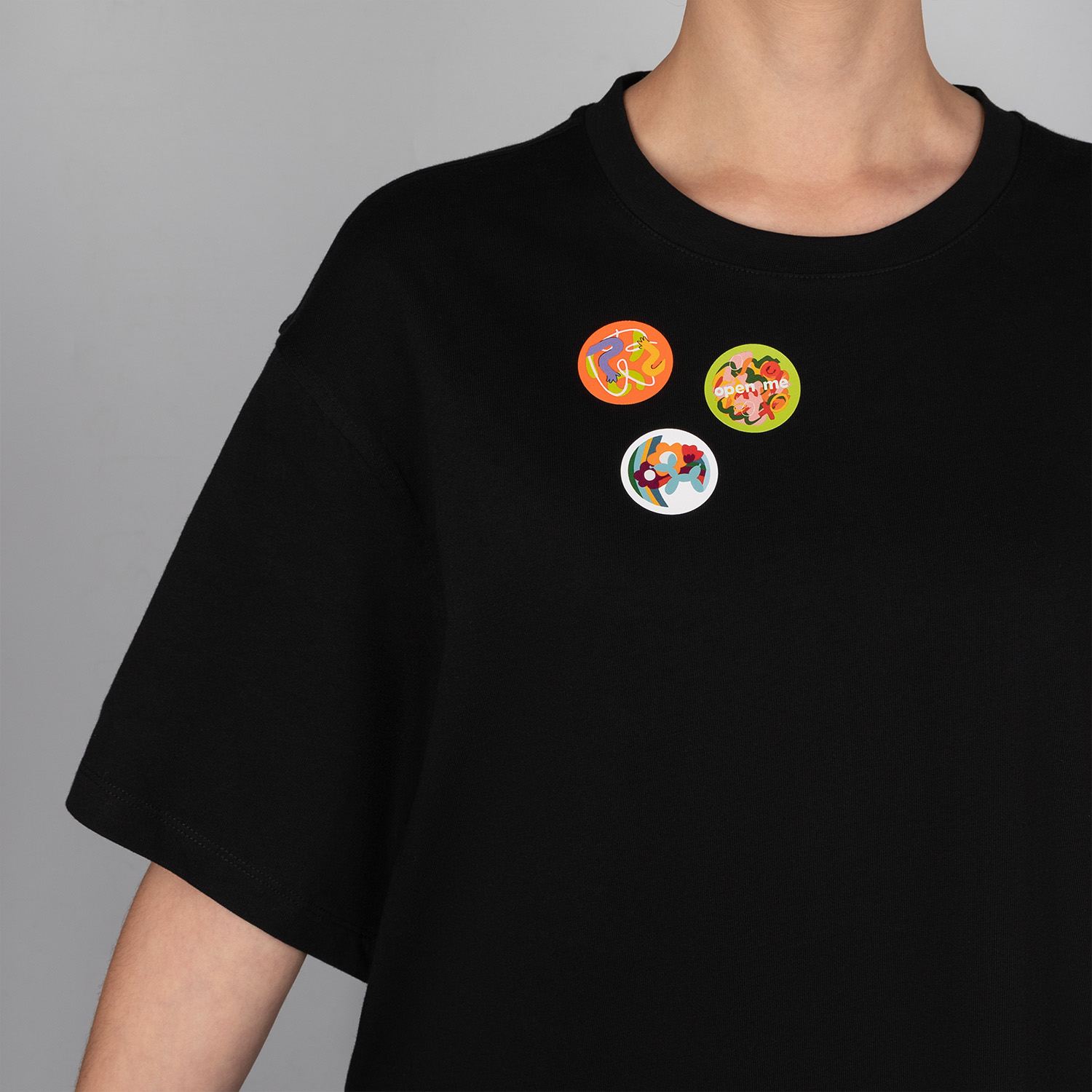 Футболка унисекс KRIS, 150 гр., черная, размер XL