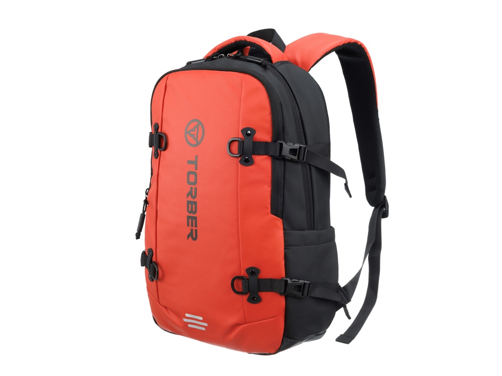 Рюкзак спортивный TORBER Xtreme 18, оранжевый/чёрный, 31 х 12 х 46 см, 17л Рюкзак спортивный TORBER Xtreme 18, оранжевый/чёрный, 31 х 12 х 46 см, 17л