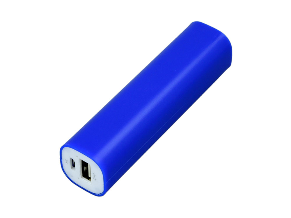 PB030 Универсальное зарядное устройство power bank  прямоугольной формы. 2200MAH. Синий