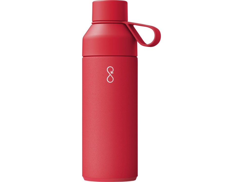 Бутылка для воды Ocean Bottle объемом 500 мл с вакуумной изоляцией, красный