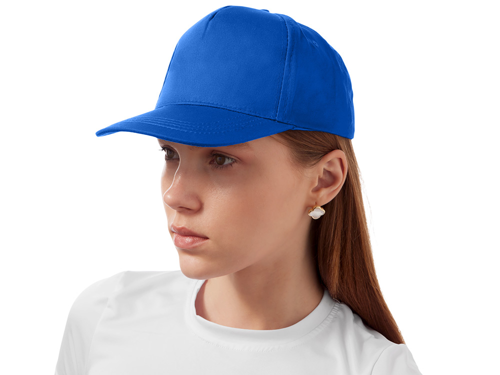 Бейсболка Мемфис 230 5-панельная, кл. синий