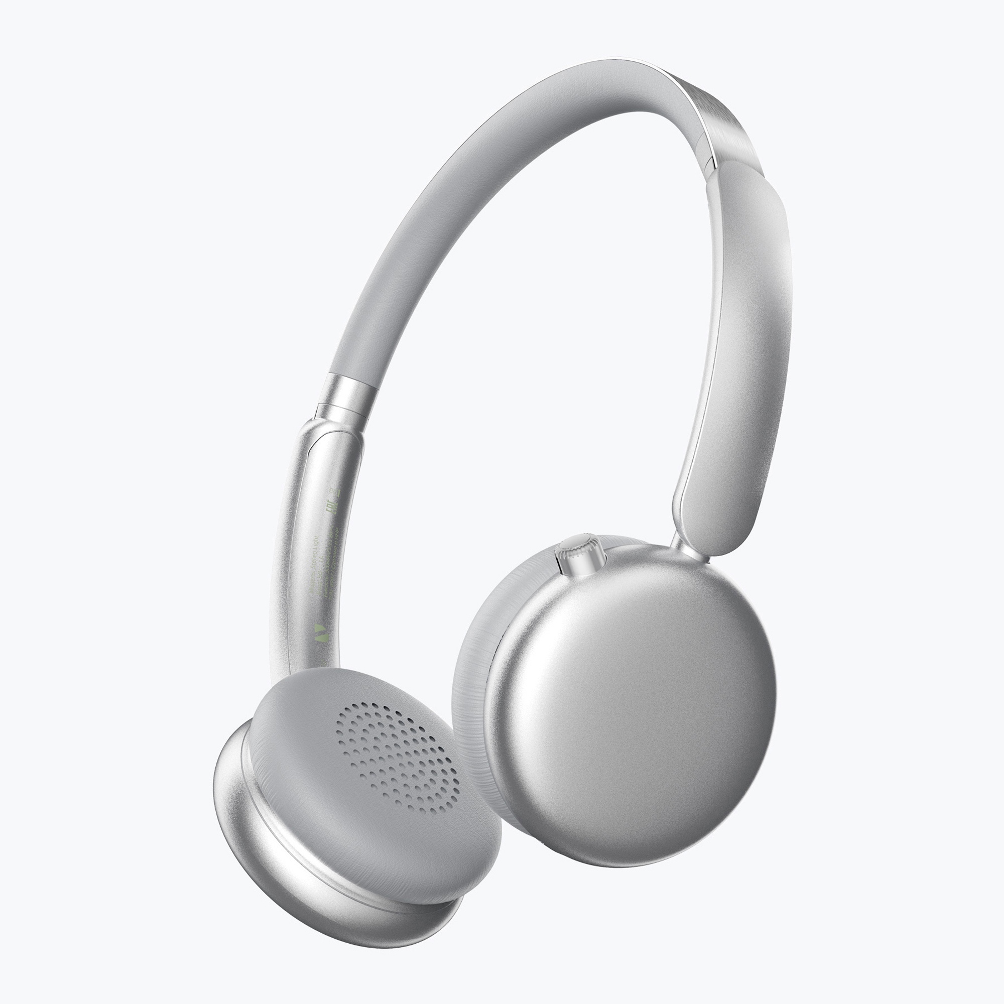 Беспроводные накладные наушники Stereo Light, BT 5.4, 300 мАч, cеребристый, Deppa