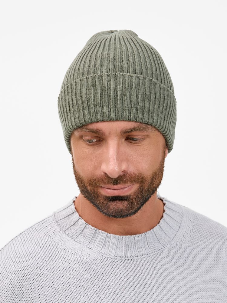 Шапка Catch Match без помпона, зеленая (полынь) Шапка Catch Match без помпона, зеленая (полынь)