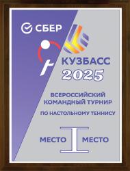Плакетка с металлической пластиной