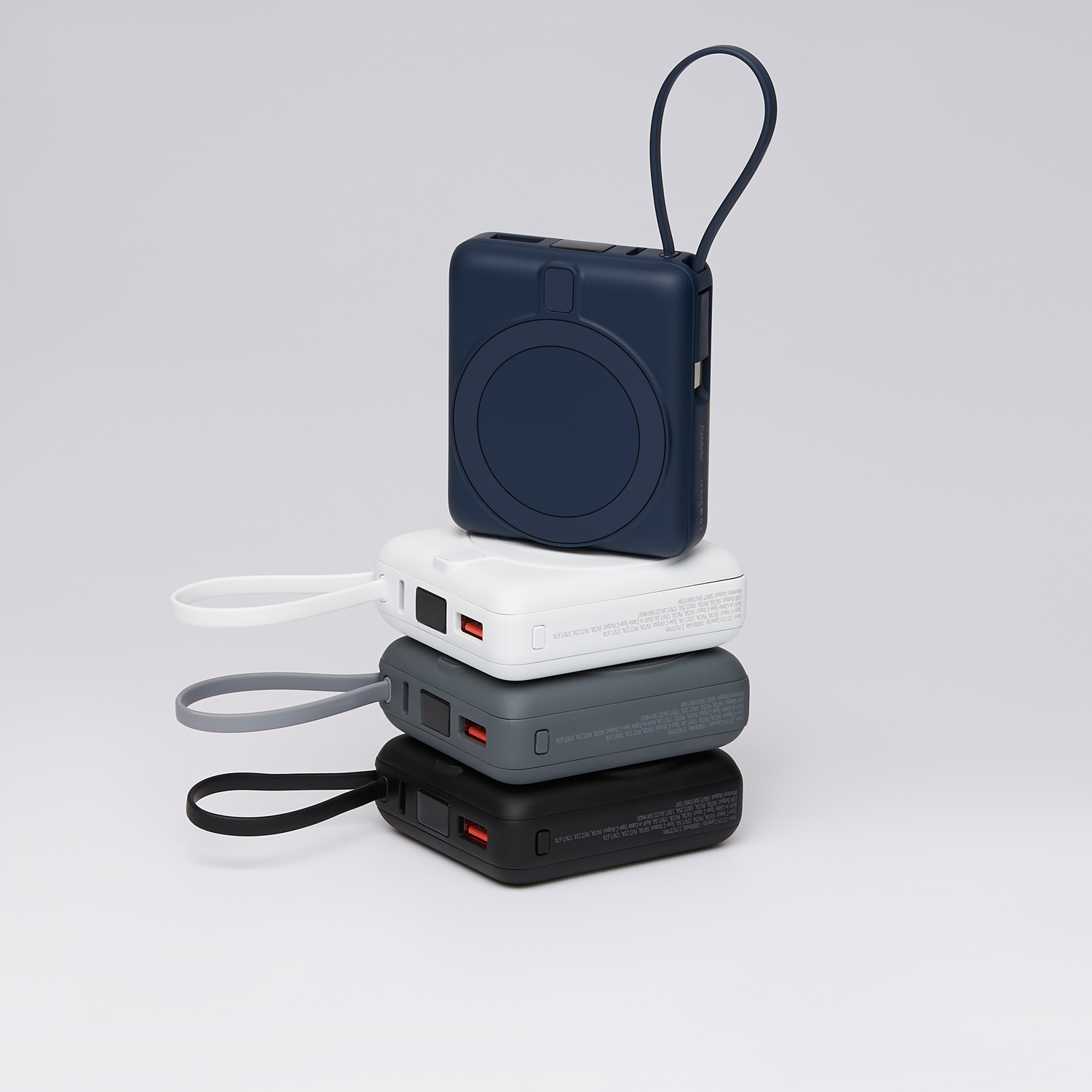 Внешний аккумулятор с подсветкой Риттер PD (Ritter PD) 10000mAh с функцией беспроводной зарядки 15W, белый Внешний аккумулятор с подсветкой Риттер PD (Ritter PD) 10000mAh с функцией беспроводной зарядки 15W, белый
